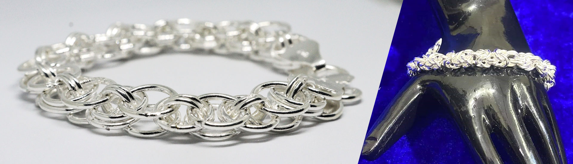 Buy Stylish Silver Bracelets